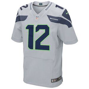 Men’s Nike Seahawks 12th Fan Jersey (Grey) 479538-052